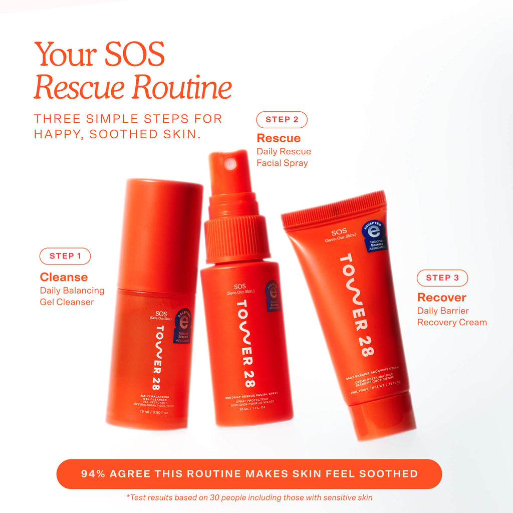 SOS 3-Step Daily Routine skincare set