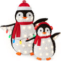 5Ft Lighted Penguin Family 210 LEDs XL Pop Up Outdoor Christmas Yard Decor