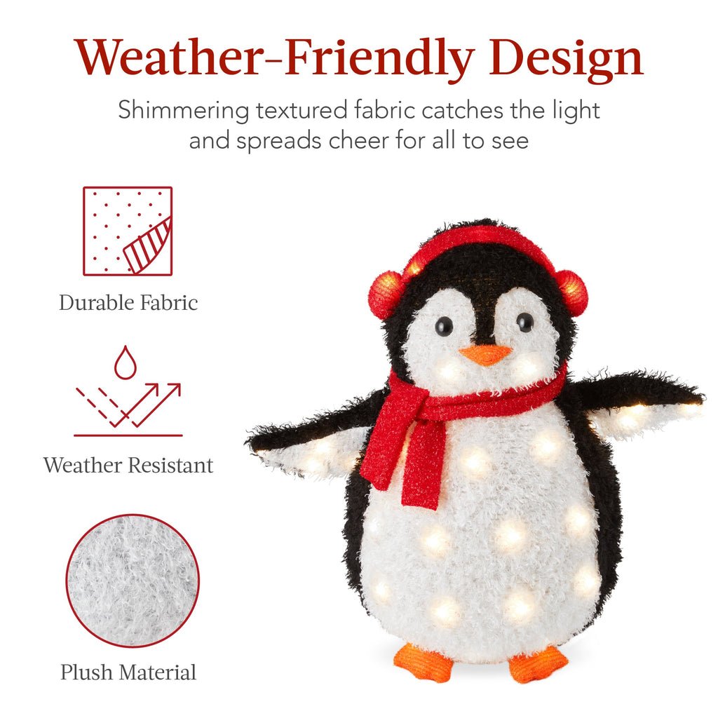 5Ft Lighted Penguin Family 210 LEDs XL Pop Up Outdoor Christmas Yard Decor