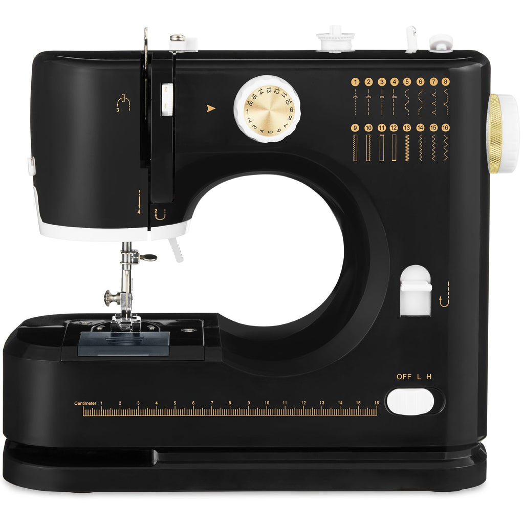 55-Piece Sewing Machine Kit for Beginners w/ 16 Stitch Patterns