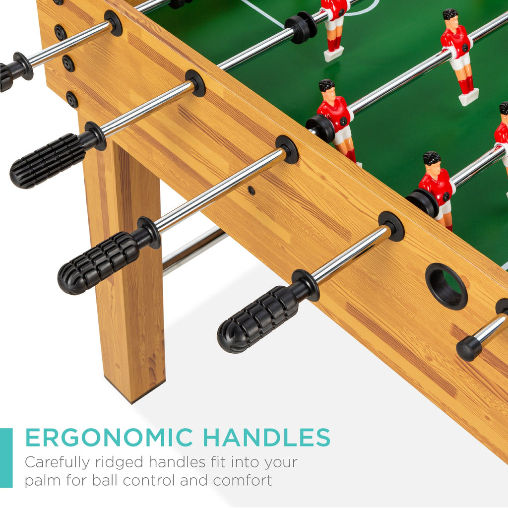 48in Foosball Table for Kids & Adults w/ 2 Balls