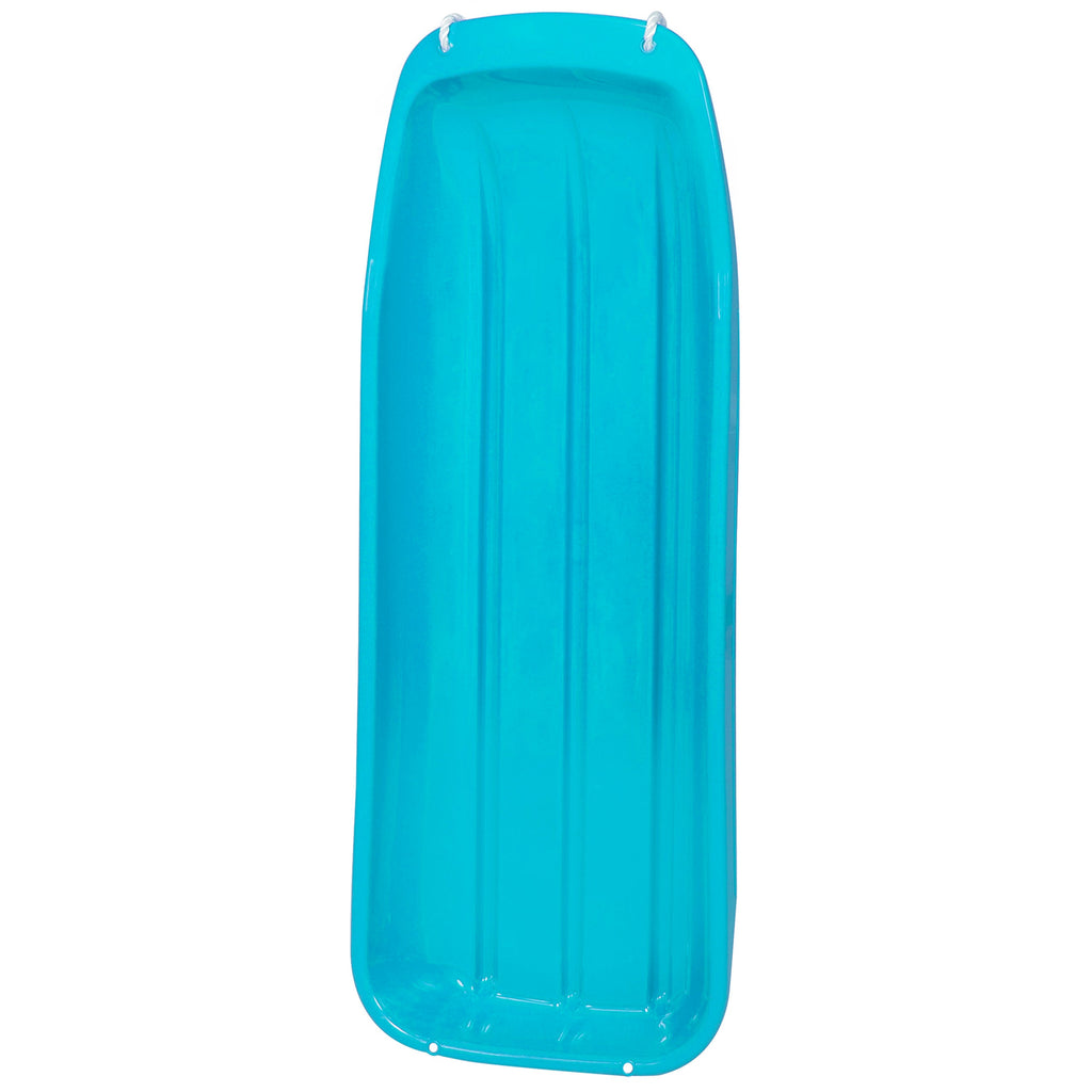 48in Kids Toboggan Snow Sled Board w/ Pull Rope Curved Edges