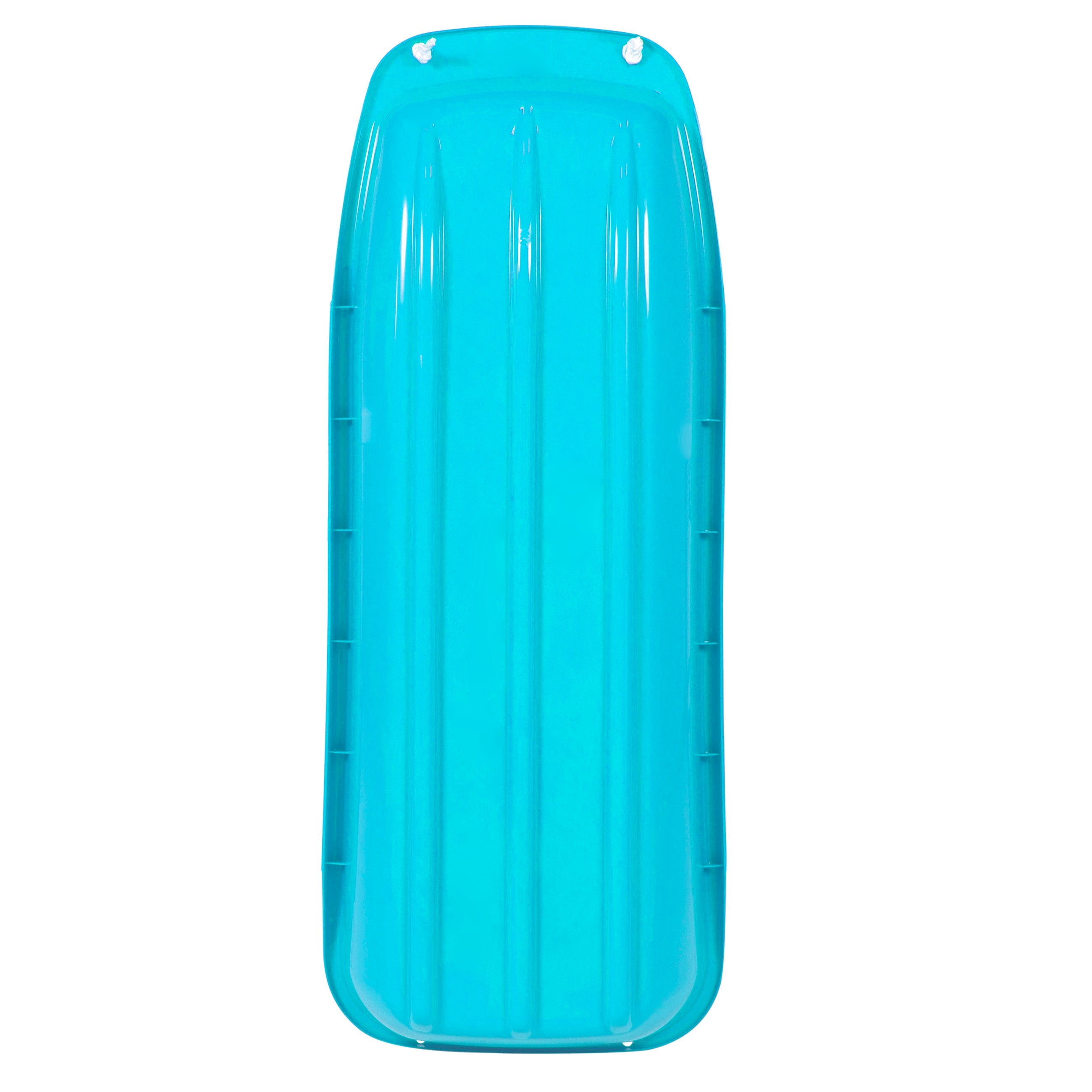48in Kids Toboggan Snow Sled Board w/ Pull Rope Curved Edges