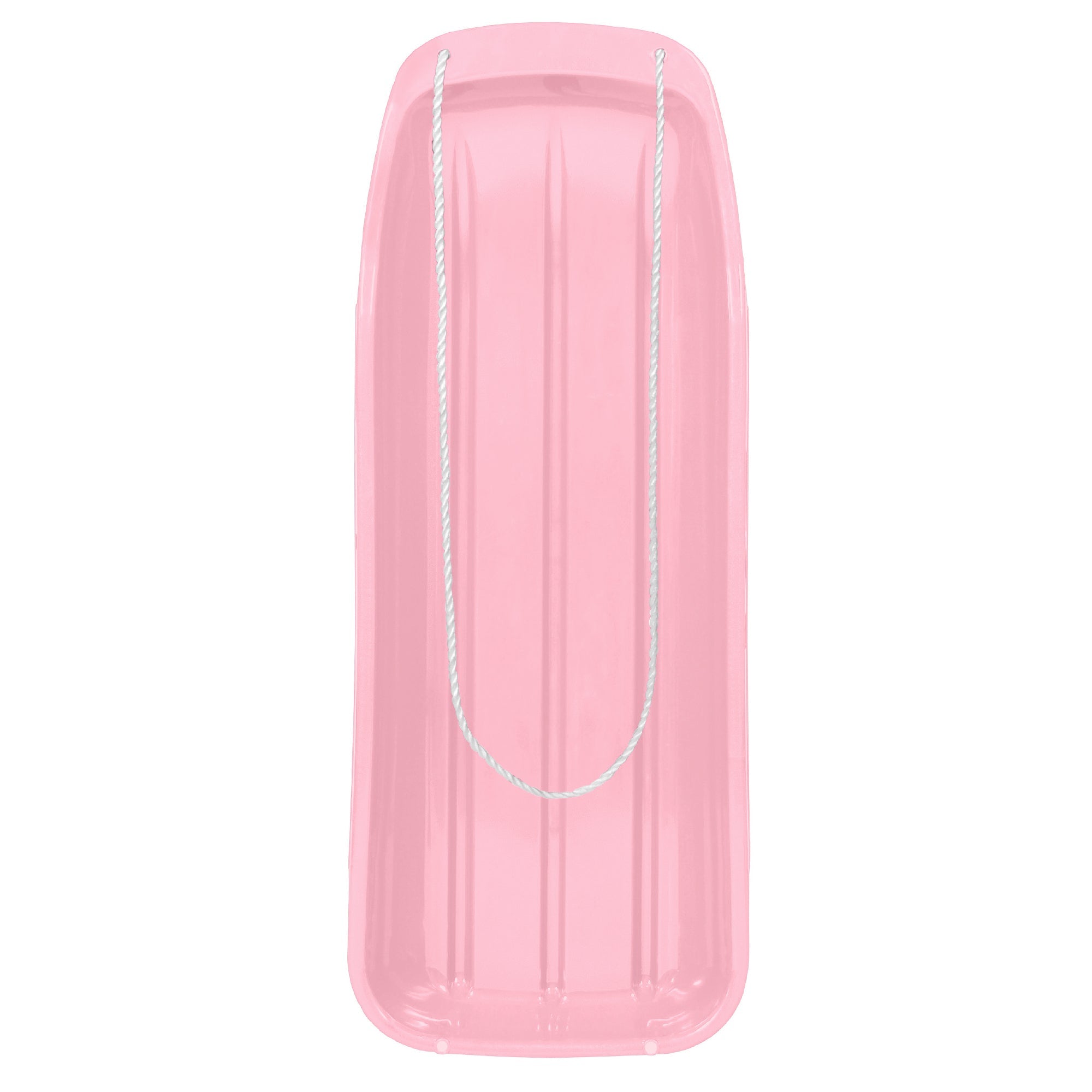 48in Kids Toboggan Snow Sled Board w/ Pull Rope Curved Edges