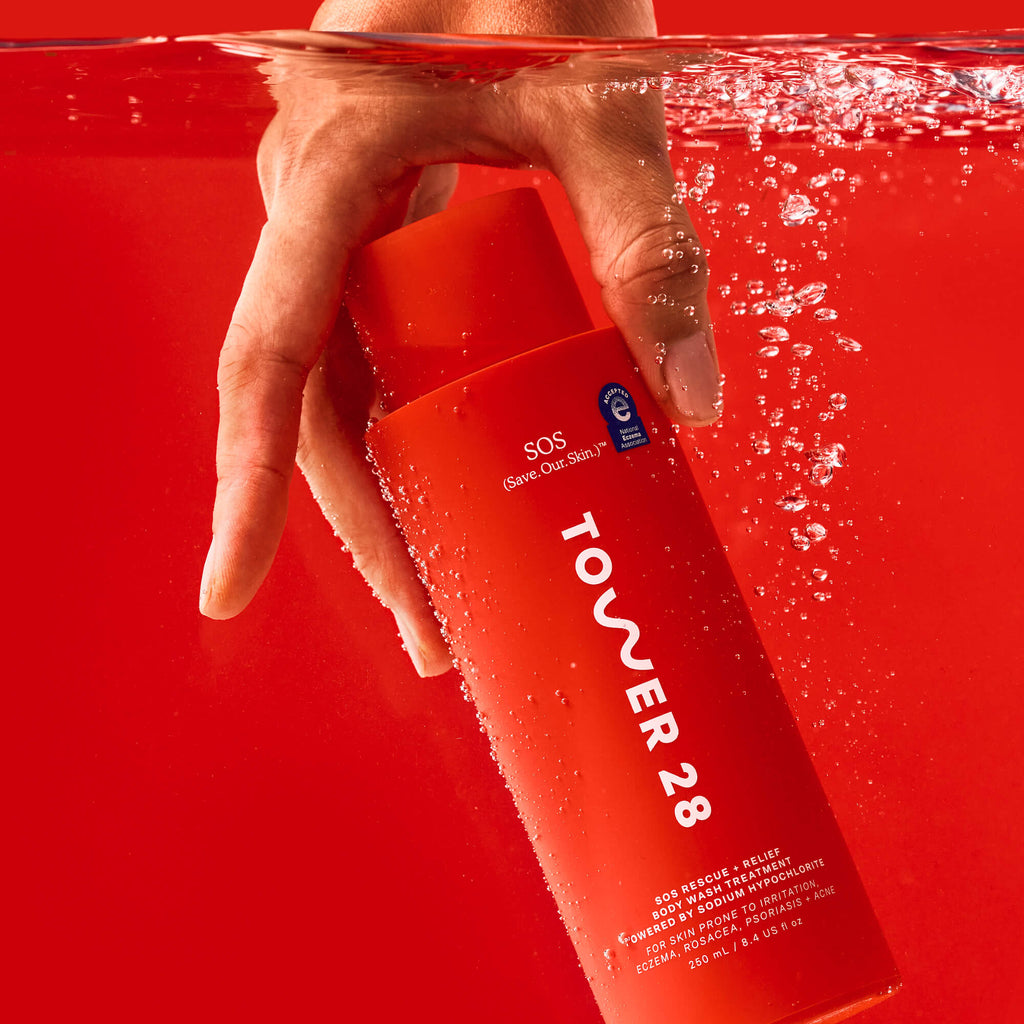 SOS Rescue + Relief Soothing body wash treatment